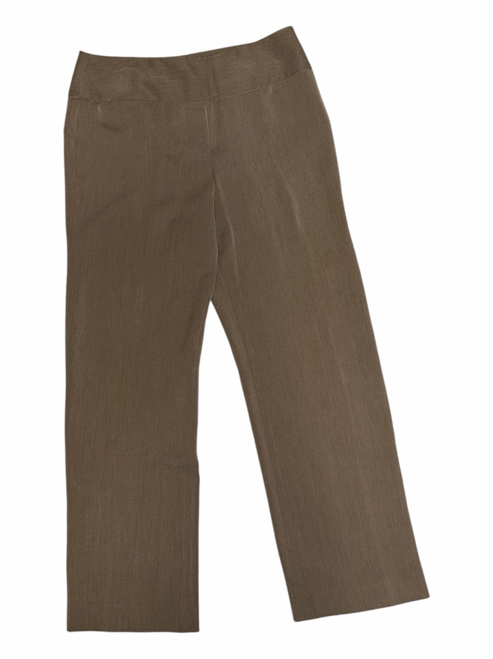 Giorgio Armani Brown Taupe Straight Leg Dress Pants IT 42 / US 6 Made in Italy